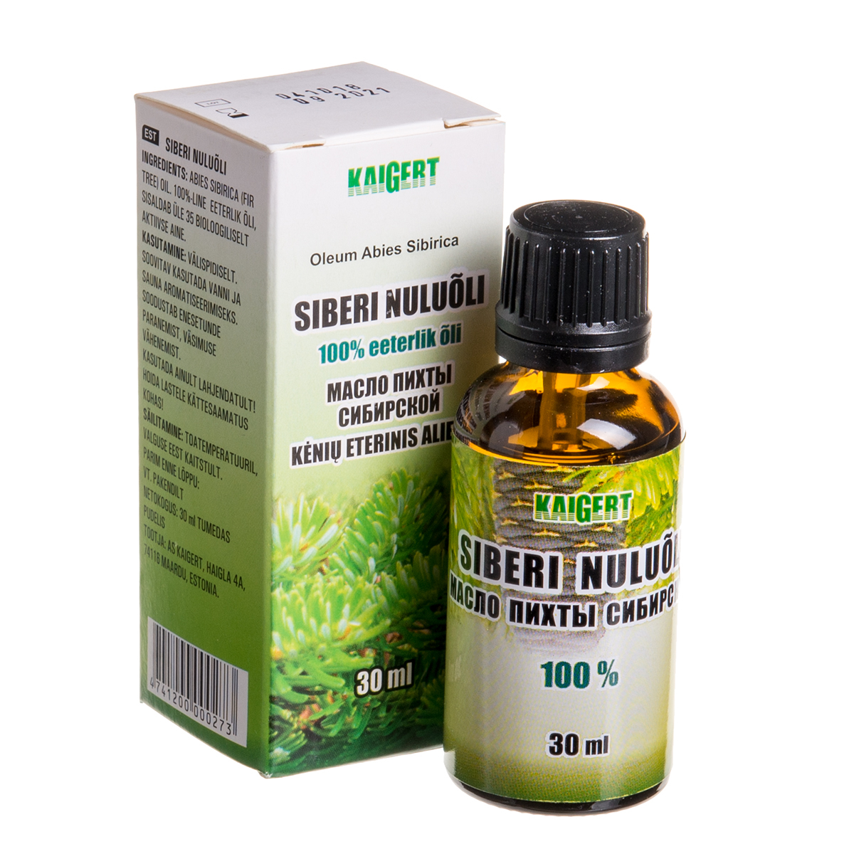 KAIGERT, eterinis kėnių aliejus, 30 ml