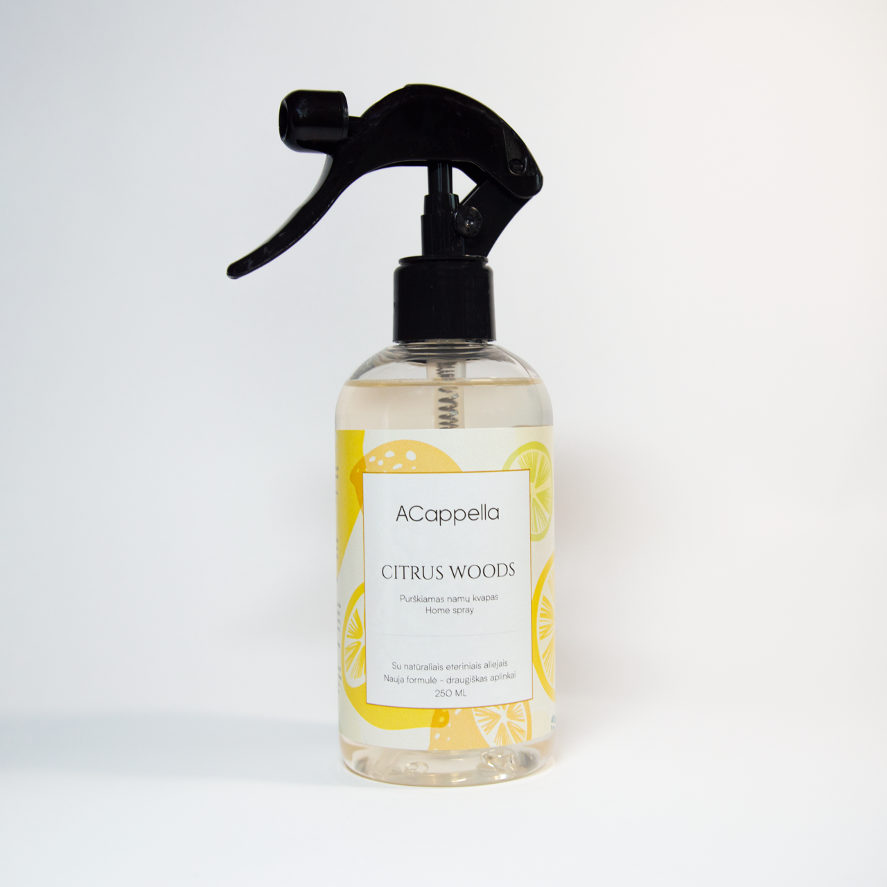 Purškiamas namų kvapas ACappella, Citrus woods, 250 ml