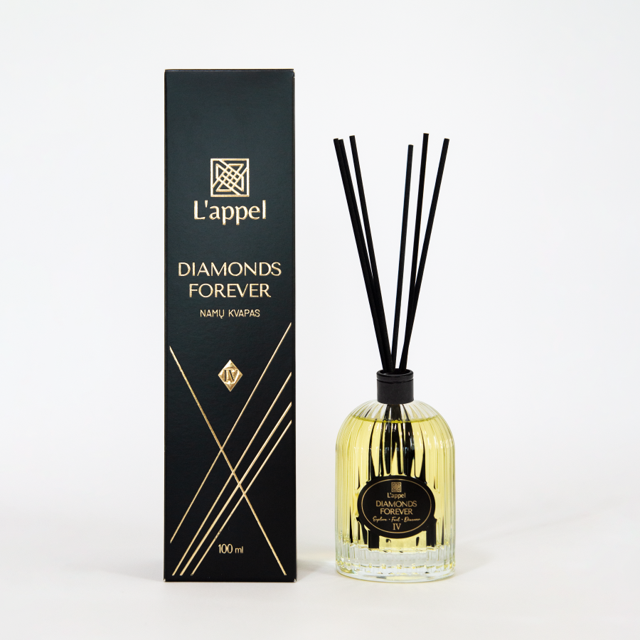 L'appel  namų kvapas su lazdelėmis "Diamonds forever",  100 ml