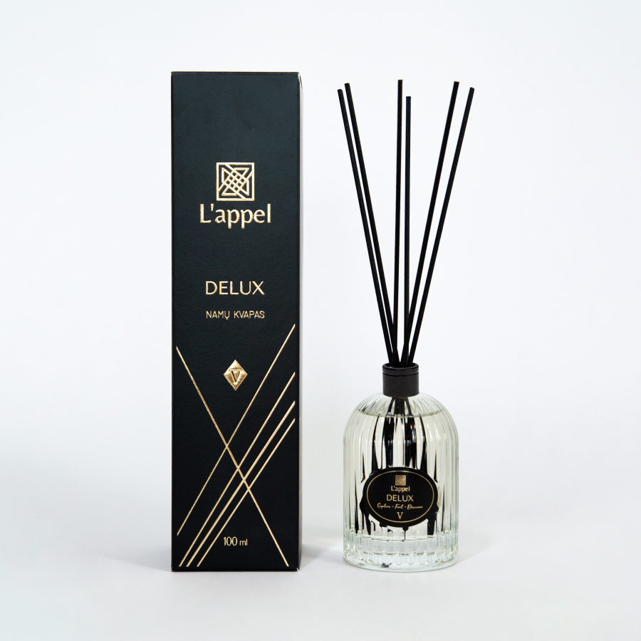 L'appel  namų kvapas su lazdelėmis "Delux",  100 ml