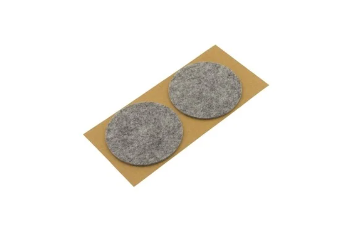 Padukas veltinis 70 mm, pilkos sp. 2 vnt. lapelyje