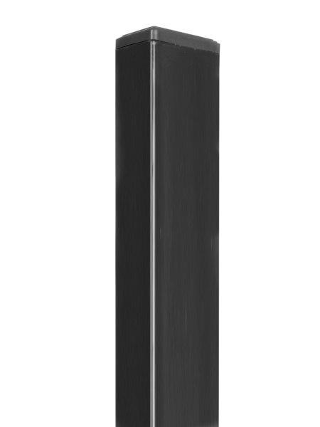 Tvoros stulpas, karštai cinkuotas, pilkos sp., 60 x 40 x 1700 mm