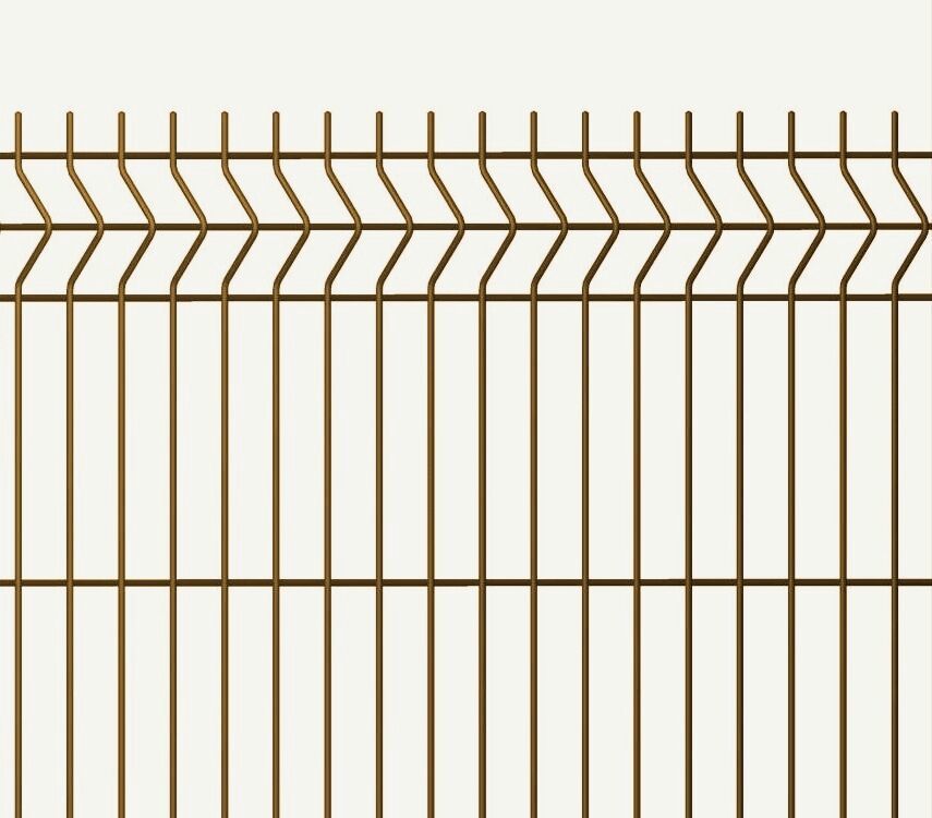 Tvoros segmentas FORTI STRONG, cinkuotas, rudos sp., 200 x 50 x 4 x 1230 x 2500 mm