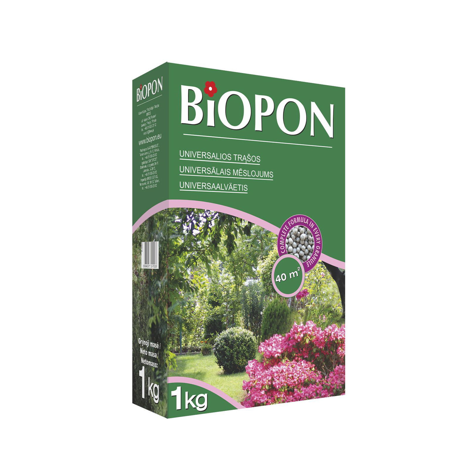 Universalios trąšų granulės BIOPON, 1 kg