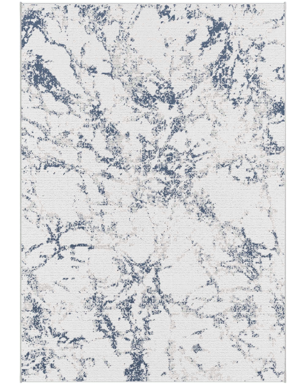 Lauko ir vidaus kilimas STAR, 150 x 80 cm, baltos sp., 100% perdirbto poliesterio