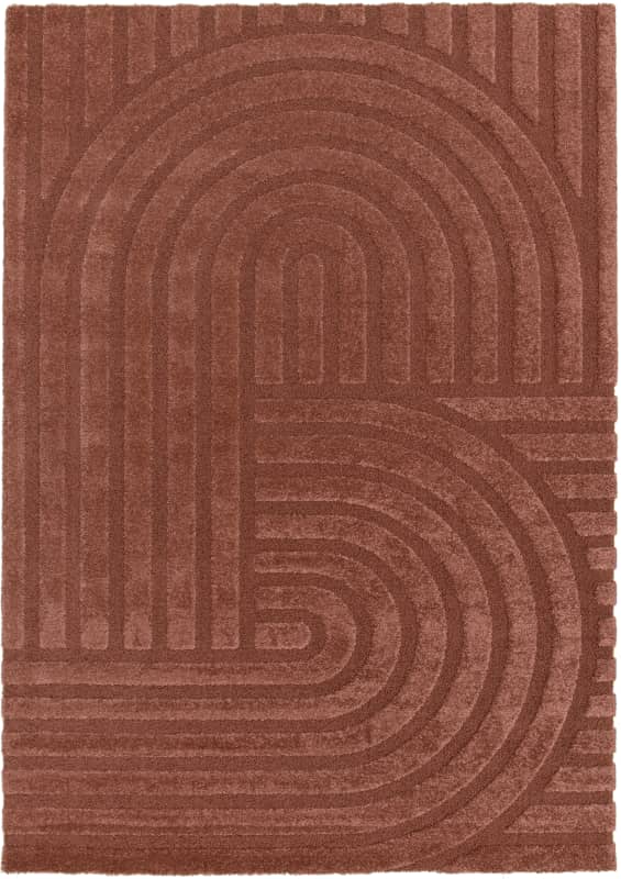 Kilimas COCOON, 290 x 200 cm, raudonas, 60% polipropileno, 40% poliesterio