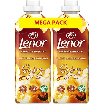 Minkštiklis LENOR Orchid & Vanilla, 74 skalb., 2 x 925 ml
