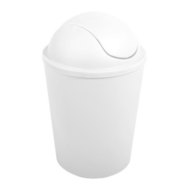 Šiukšlių dėžė Spirella, baltos sp.,  5,5 l