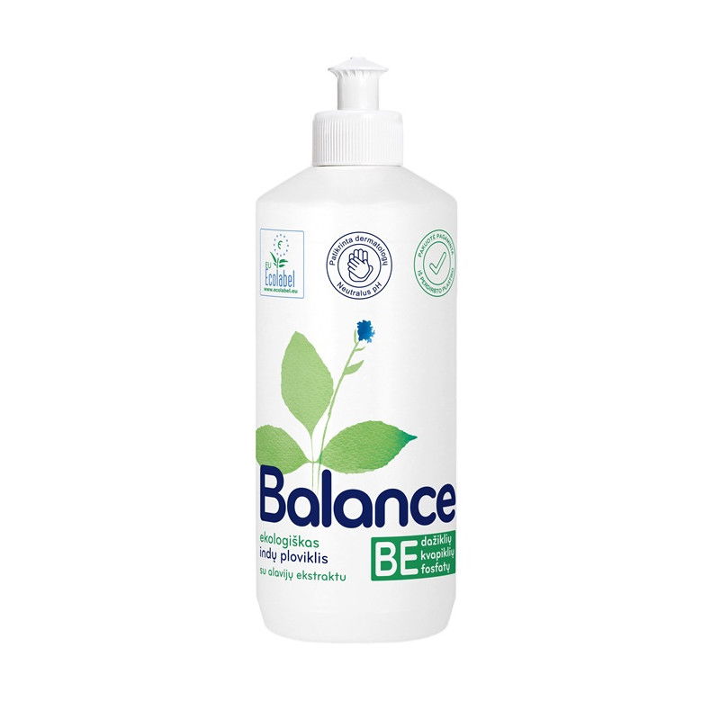 Ekologiškas indų ploviklis BALANCE, su alavijų ekstraktu, 900 ml