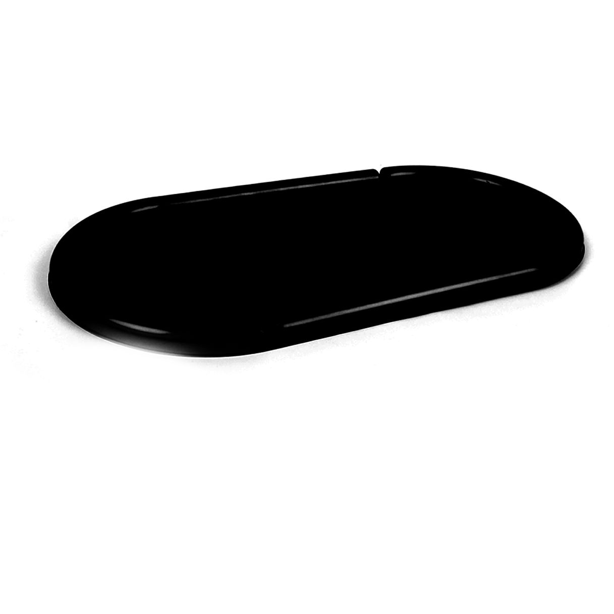 Plastikinis žvakių padėklas, grafito sp., 32 cm