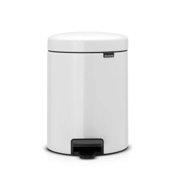 Šiukšlių dėžė NewIcon, baltos sp., 3 l