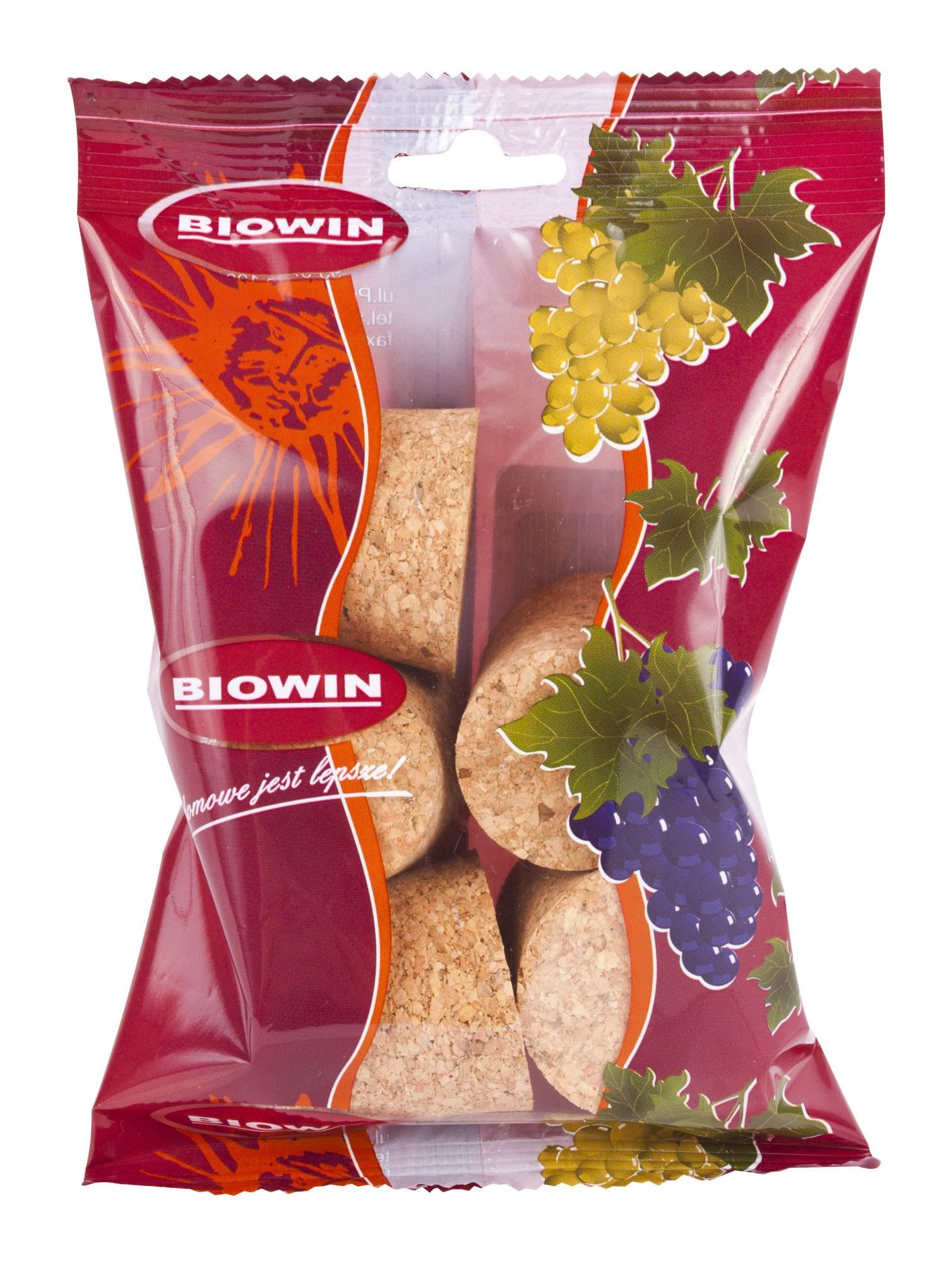 Kamščiai BIOWIN, 4,5/3,7 cm, 5 vnt.