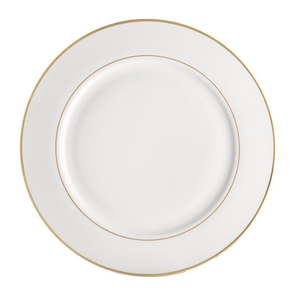 Desertinė lėkštė AMBITION AURA GOLD, porcelianinė, 16,5 cm