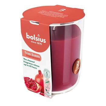 Kvepianti žvakė stikliniame indelyje POMEGRANATE, 9,7 x 8,5 cm