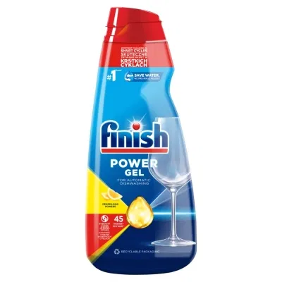 Indaplovių gelis FINISH All in 1 Max Power Gel Lemon, 900 ml