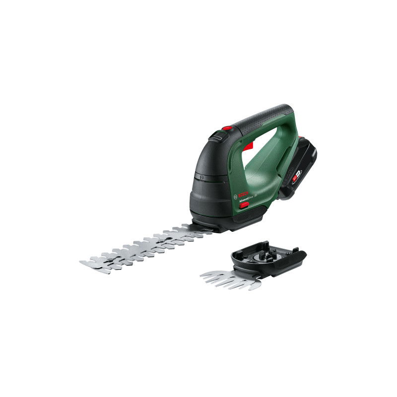 Akumuliatorinės gyvatvorių žirklės BOSCH Advanced Shear 18V-10, 18 V, 2,0 Ah, 20 cm