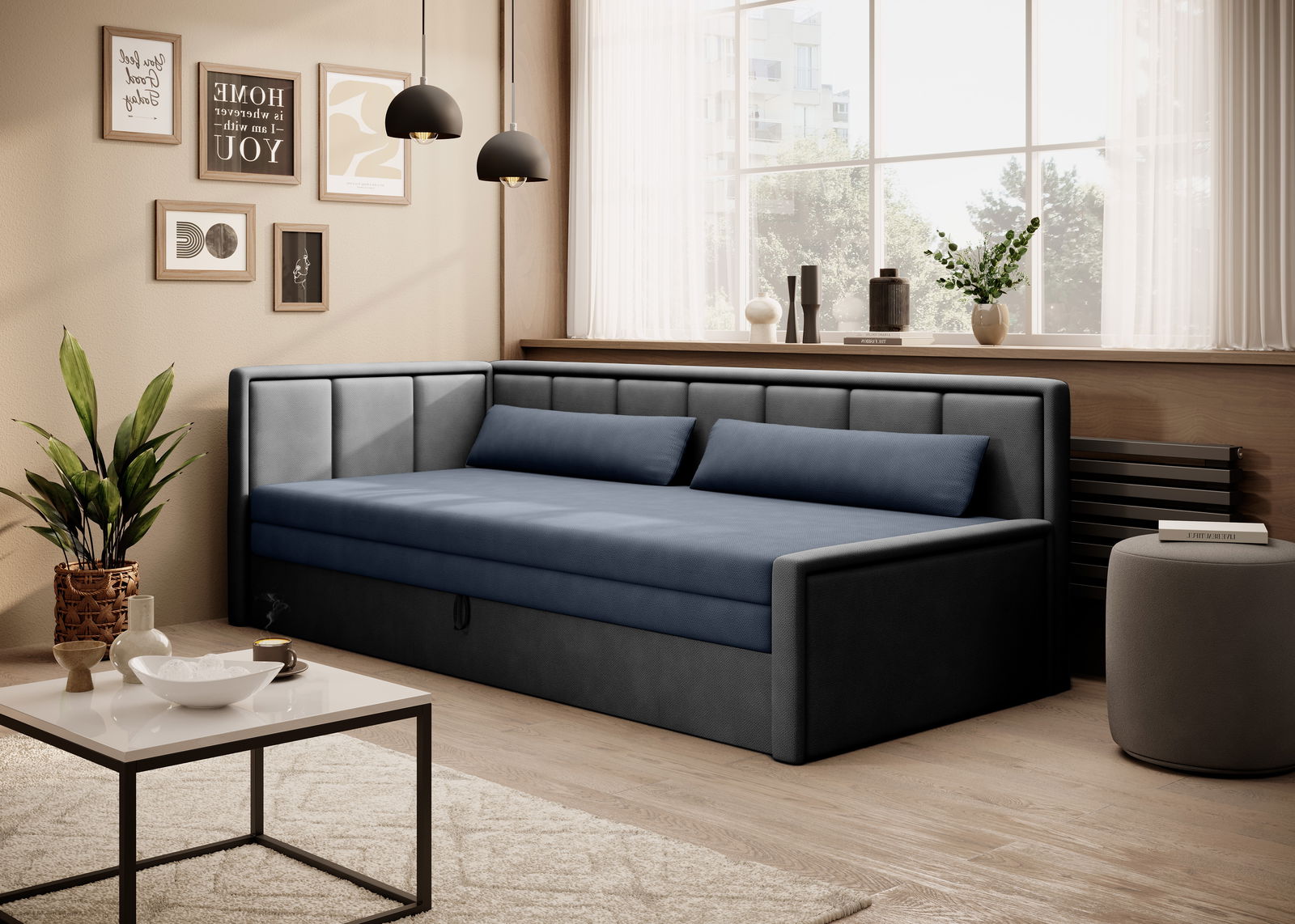 Sofa Fulgeo, mėlyna