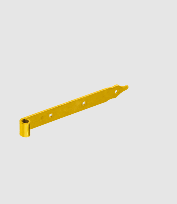 Vartų lankstas ZP 300, 300 x 35 x 4 mm, geltonos sp.