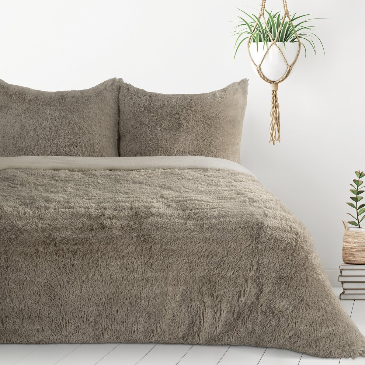 Patalynės komplektas SOFT  PTW-03, 160x200 cm, 2x 70x80 cm, ruda
