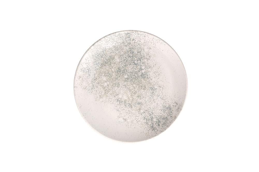 Pietų lėkštė PORLAND Smoky Mat Blue, kreminės/ mėlynos sp., ø27 cm