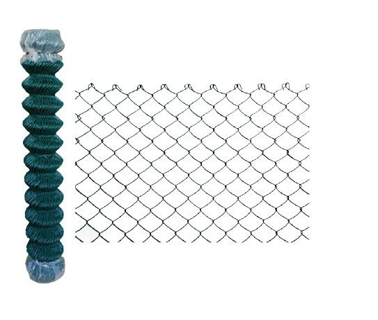 Tvoros tinklas, virintas, PVC, regztas, žalios sp., 50 x 50 x 2,7 m x 1,2 x 25 m