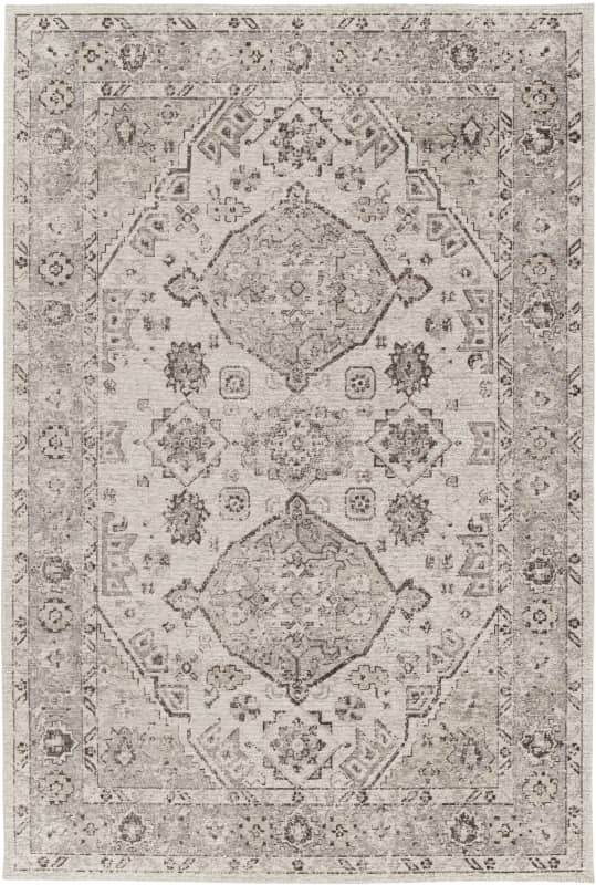 Kilimas CHLOE, 120 x 170 cm, kreminis, 100% perdirbto poliesterio