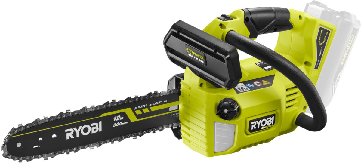 Akumuliatorinis grandininis pjūklas RYOBI RY36THCSX30A-0, 36 V, 30 cm, 22,5 m/s, be akumuliatoriaus