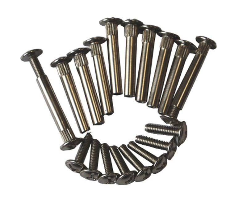 Plokštės jungčių komplektas M6, 13,5 x 27 mm, 10 vnt.