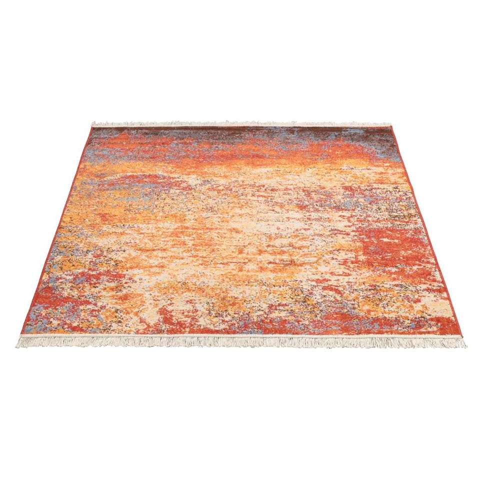 Kilimas RE-FOLD, 230 x 160 cm, rudas, 35% medvilnės, 40% polipropileno, 25% poliesterio