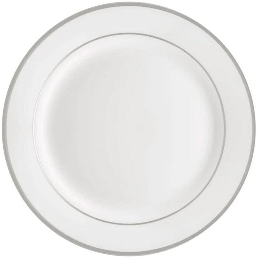 Pietų lėkštė AMBITION AURA SILVER, porcelianinė, 27 cm