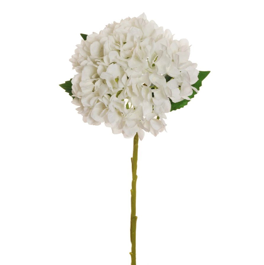 Dirbtinė gėlė EVERLANDS Hydrangea, baltos sp., 18 x 45 cm