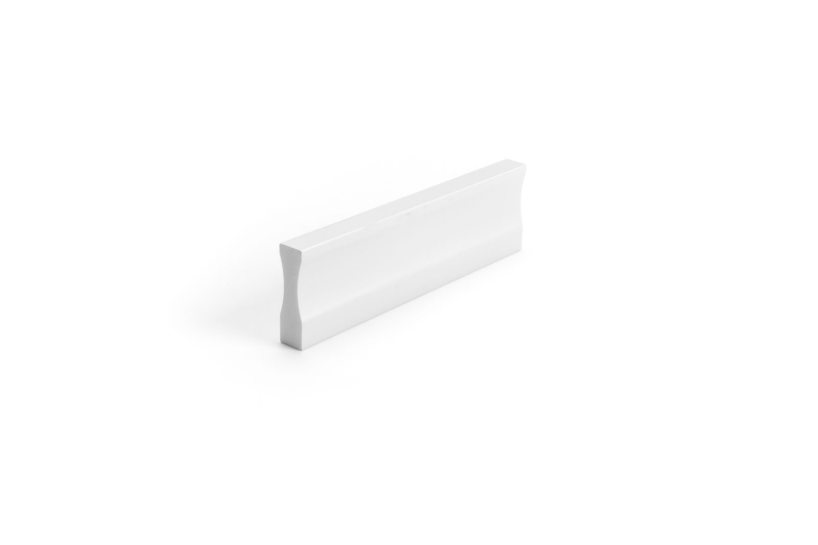 Rankenėlė profilinė, aliuminė, tvirtinimo žingsnis 64mm, L-96mm, pilkos sp.