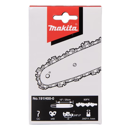 Pjūklo grandinė MAKITA, 10"/25 cm, 3/8", 1,1 mm, 40 narelių