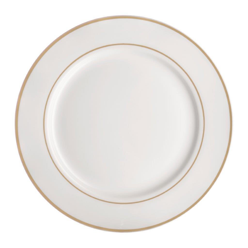 Desertinė lėkštė AMBITION AURA GOLD, porcelianinė, 19 cm
