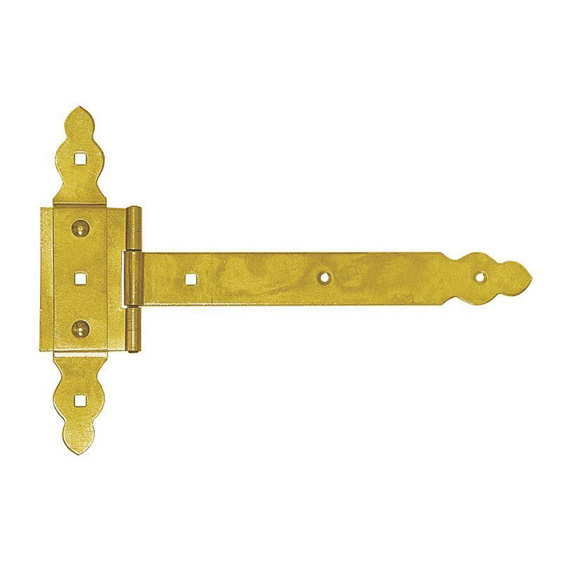 Vartų lankstas ZBNO250, 250 x 60 x 215 x 35 mm, universalus, geltonai cinkuotas