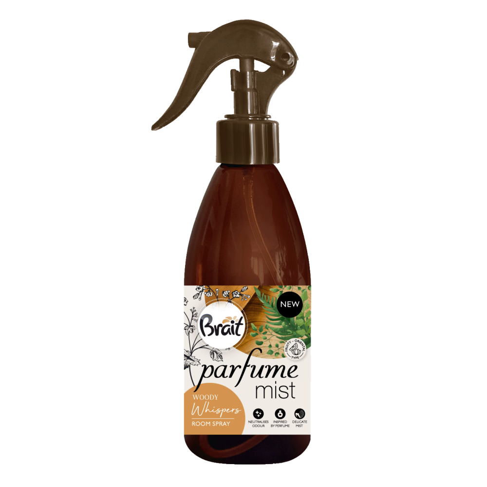 Skystas purškiamas oro gaiviklis BRAIT Woody, 325 ml