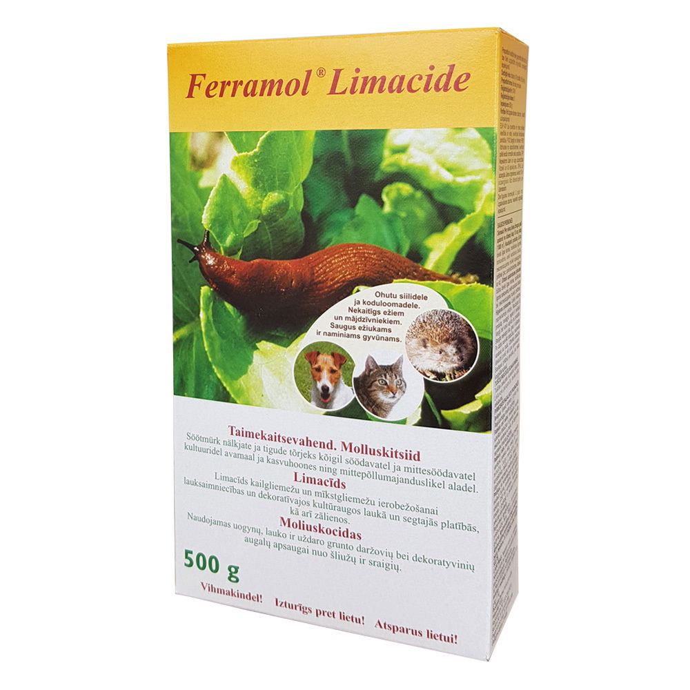 Moliuskocidas nuo šliužų ir sraigių FERRAMOL LIMACIDE, 500 g