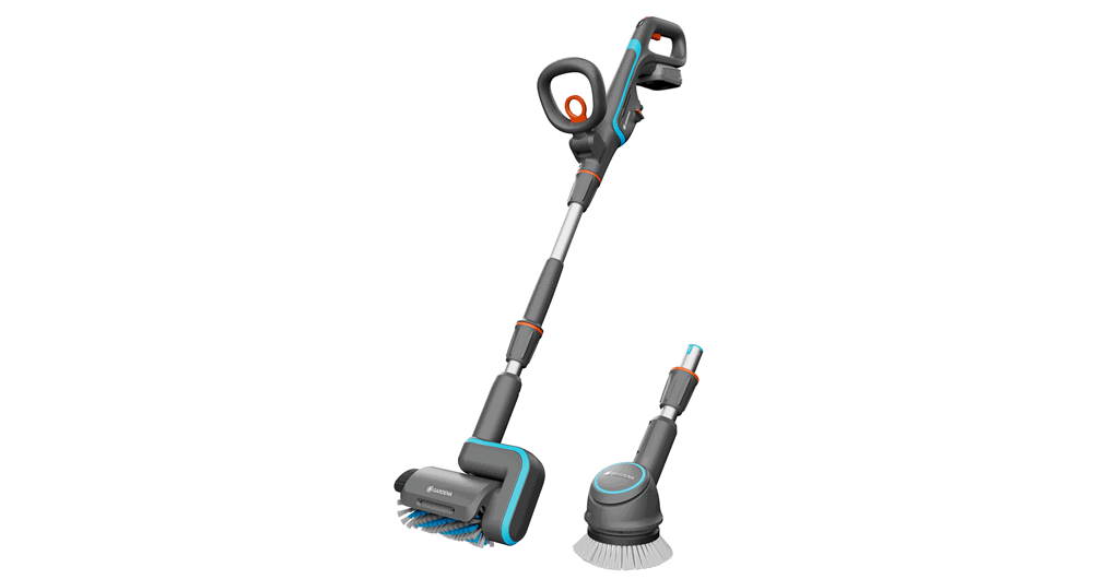 Akumuliatorinis valytuvas GARDENA Universal P4A, 18 V, 2,5 Ah Li-ion, terasai