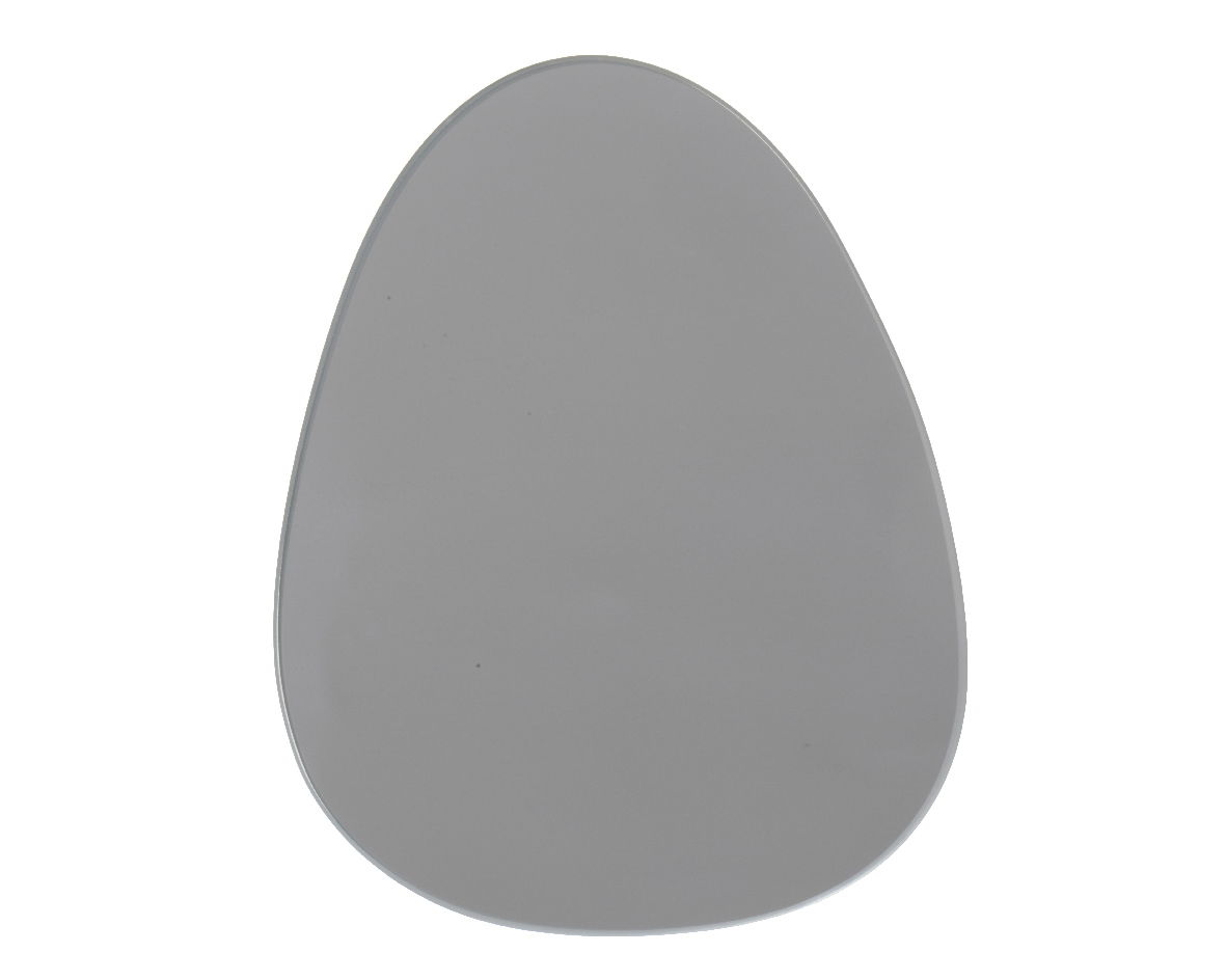 Stiklinė žvakidė DECORIS Mirror Glass Egg, 9,4 x 12 x 0,4 cm