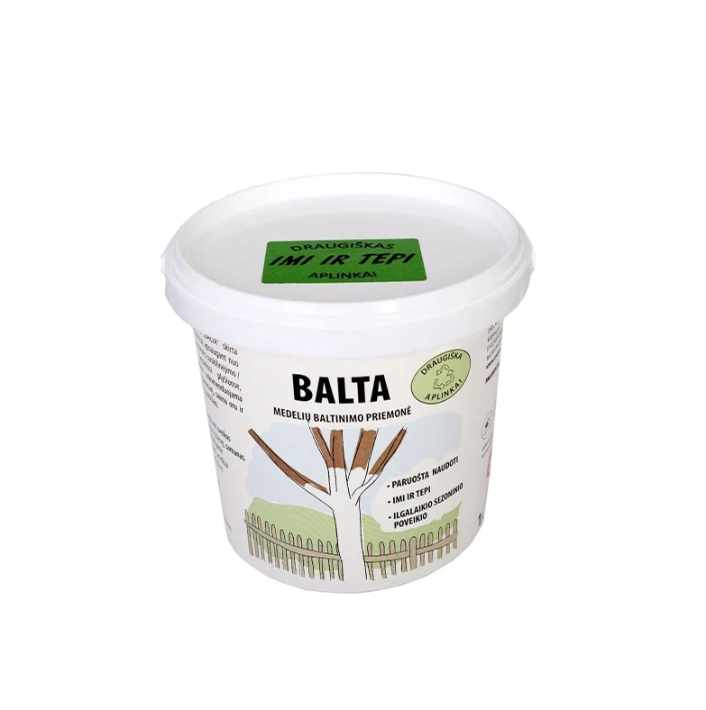 Medelių baltinimo priemonė BALTA , kibirėlyje, 1 l