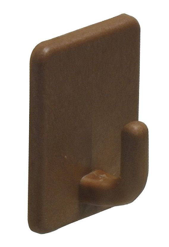 Klijuojami kabliukai AMIG, 48 x 37 x 21 mm, rudos sp., 2 vnt.