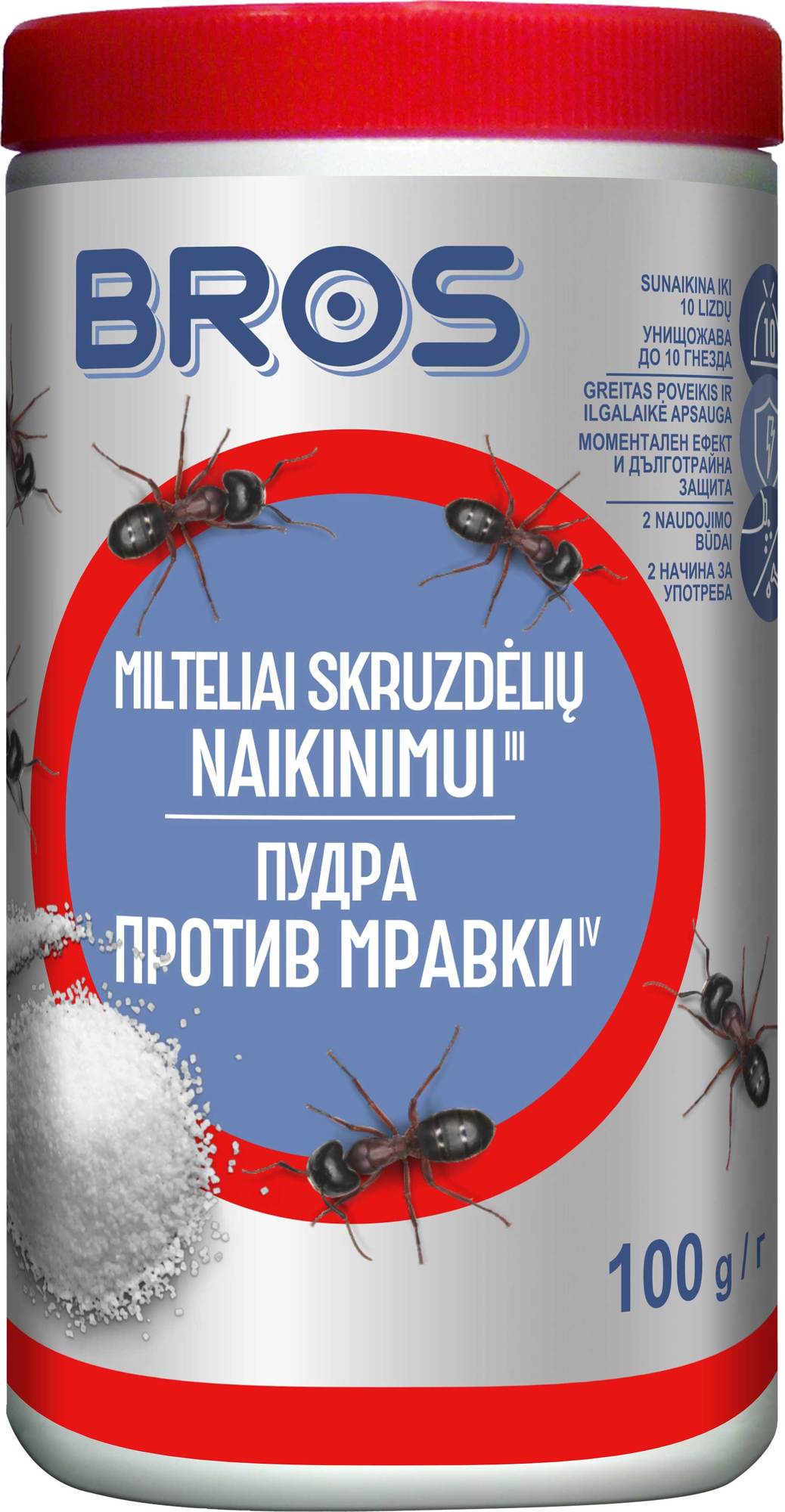 Skruzdėlių milteliai BROS, 100 g
