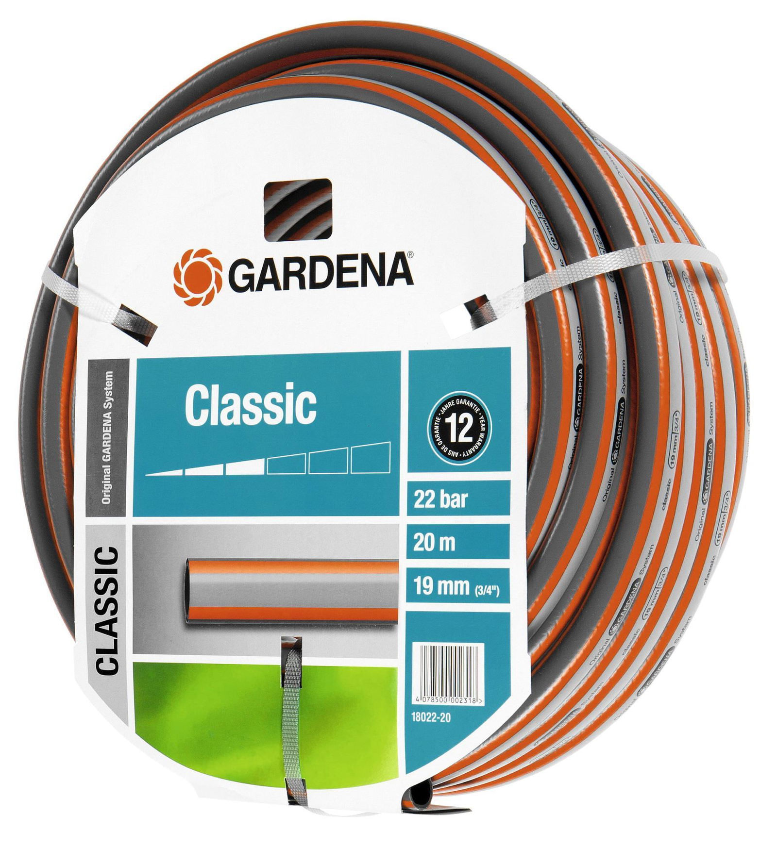 Laistymo žarna GARDENA CLASSIC, 3/4, 20 m