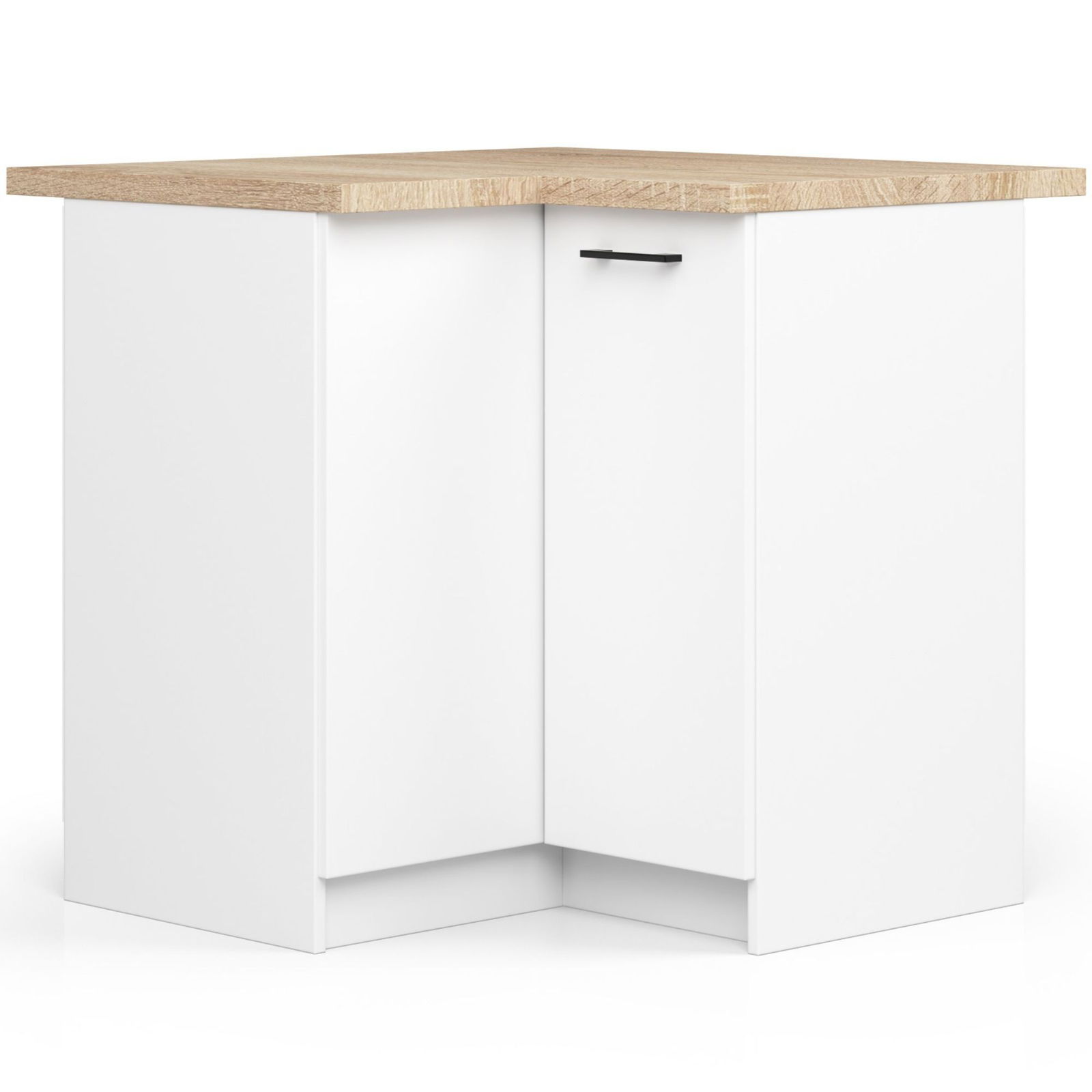 Virtuvės spintelė OLIVIA S, 90 cm balta