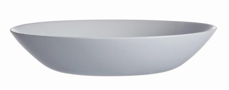 Sriubos lėkštė LUMINARC DIWALI GRANIT, pilkos sp., ø 20 cm
