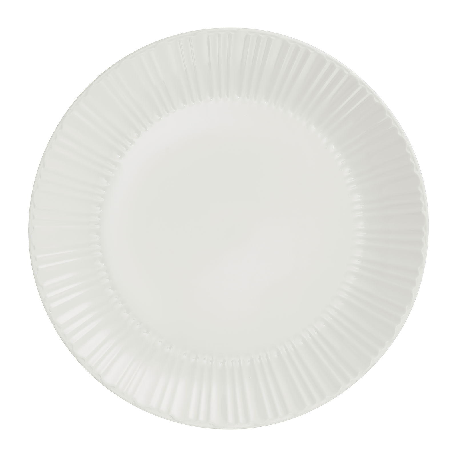 Pietų lėkštė AMBITION Perla, baltos sp., porcelianas, 26,5 cm