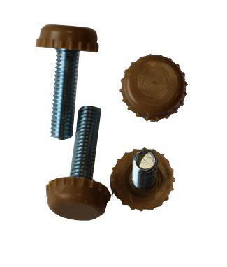 Aukščio reguliatorius M6 x 25 mm, d-16 mm, buko sp., 4 vnt.