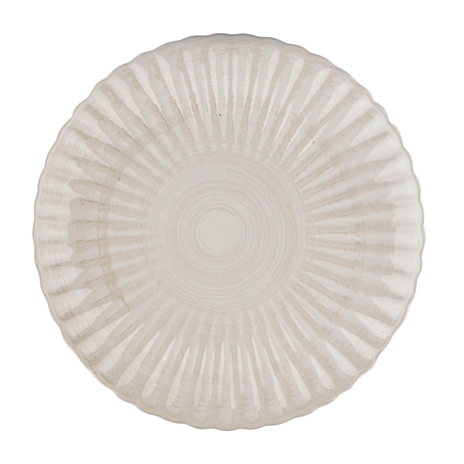 Pietų lėkštė AURORA SHELL, smėlio sp., 27 cm