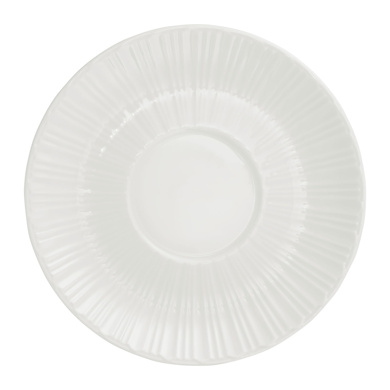 Desertinė lėkštutė AMBITION Perla, baltos sp., porcelianas, 14 cm