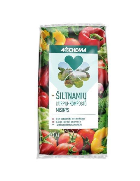 Durpių komposto mišinys šiltnamiams, 80 l